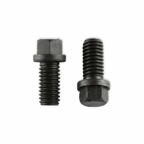Mr. Gasket header bolts 3/8 16 x 3/4 inch hex head set of 16 black steel 919G