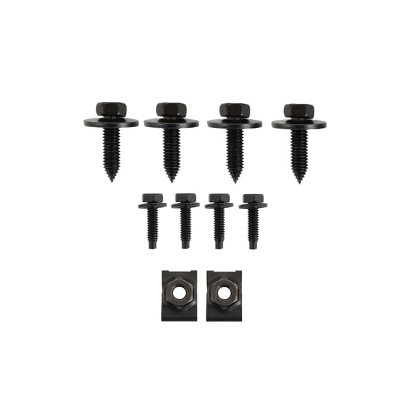 67-72 C/K Series Fleetside Wheel Tub Splash Shield Bolt Kit-10pcs L0014-67