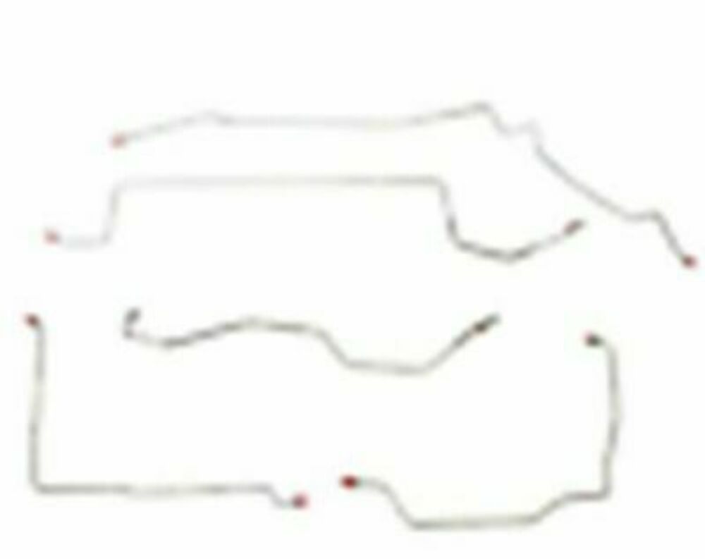 Front Brake Line Kit for 2013 92-95 Buick Lesabre AWABS ABS steel
