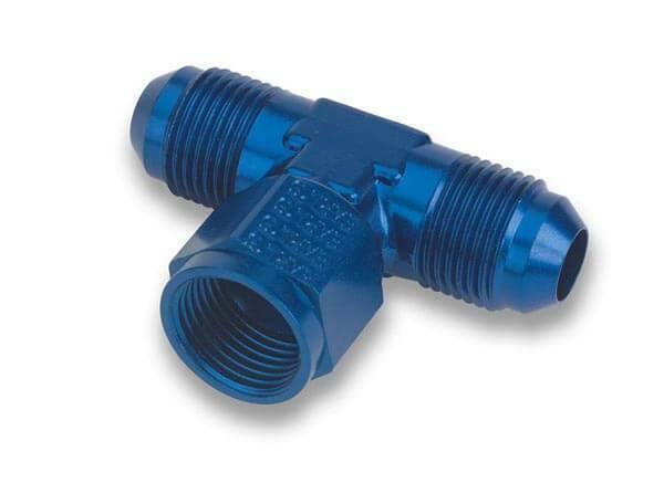 8 AN Tee - Female Swivel On Branch - 925108ERL