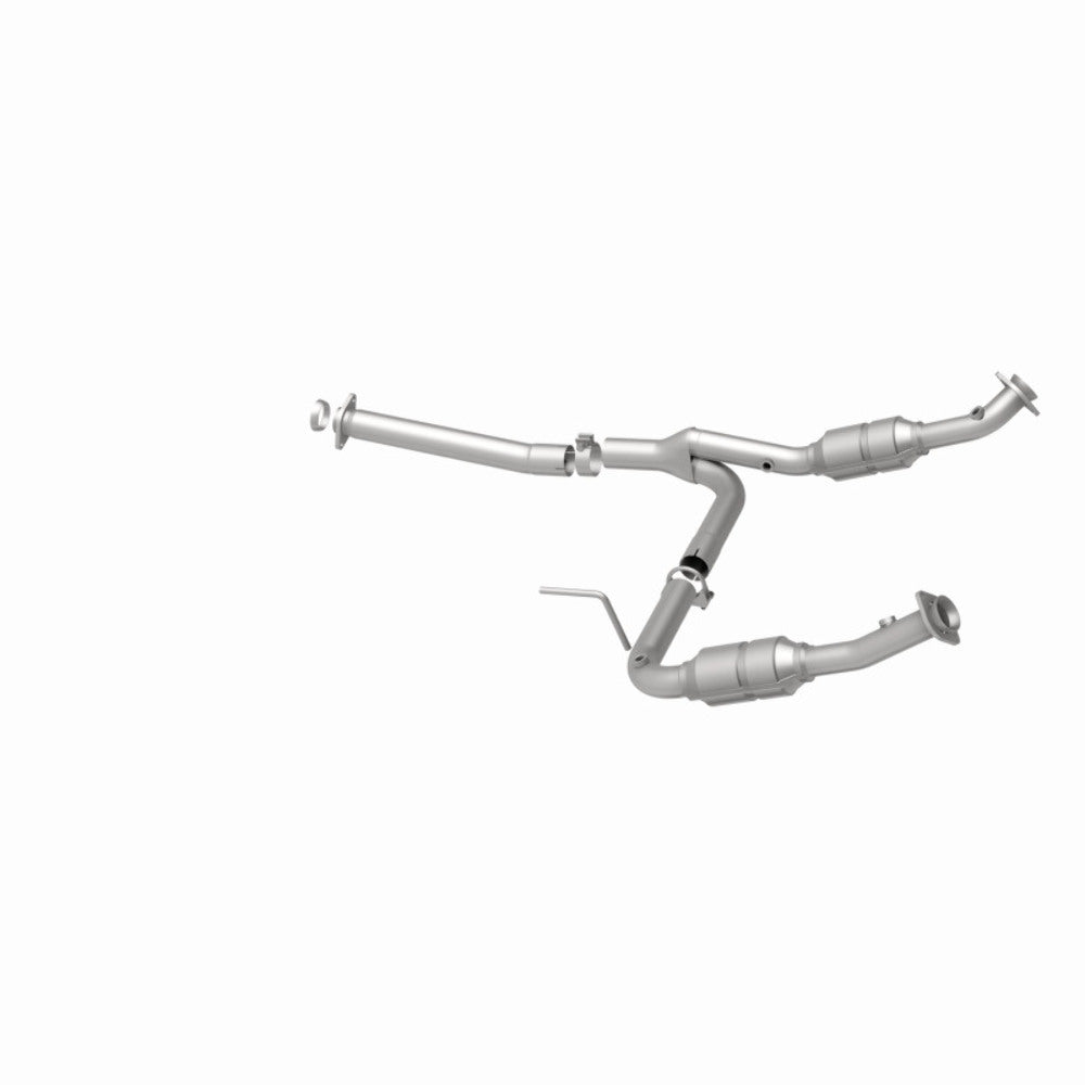 MagnaFlow direct-fit catalytic converter fits 2004-2005 Ford Explorer and Mercury Mountaineer and 05 Explorer 4.0 2/4wd 4 inch inlet/outlet stainless steel CARB compliant 93111