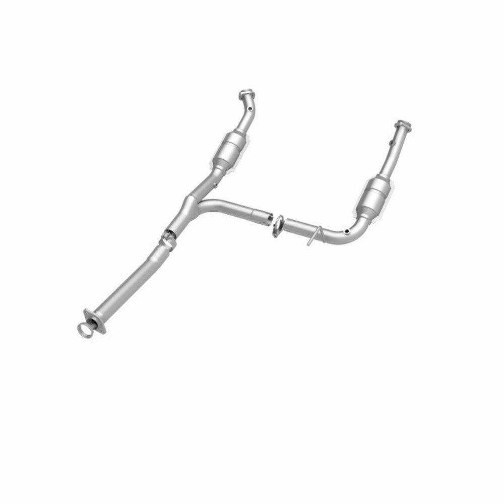 MagnaFlow direct-fit catalytic converter fits 2004-2005 Ford Explorer and Mercury Mountaineer and 05 Explorer 4.0 2/4wd 4 inch inlet/outlet stainless steel CARB compliant 93111
