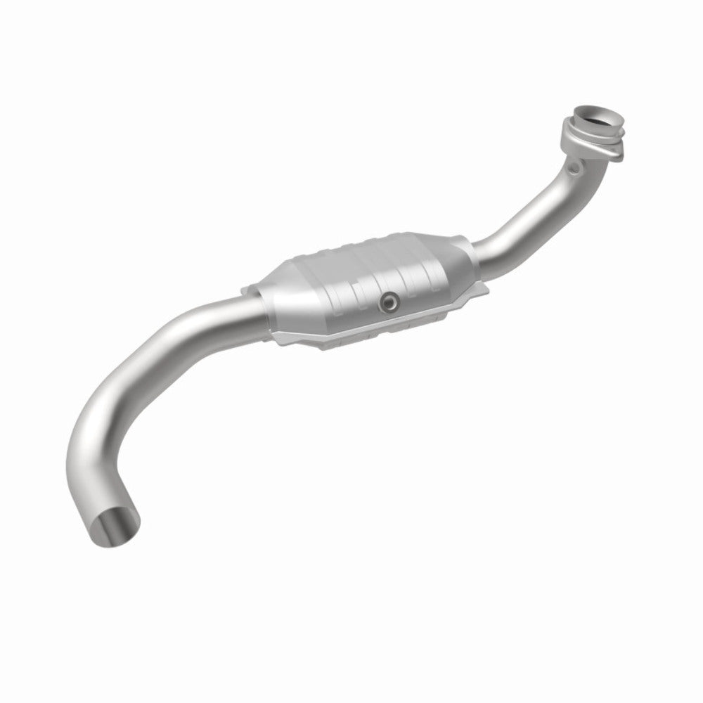 MagnaFlow direct-fit catalytic converter fits 2005-2006 Ford Expedition 5.4L and 05 Expedition driver side 5.4 driver side 5.4 inch inlet/outlet stainless steel Federal EPA complia