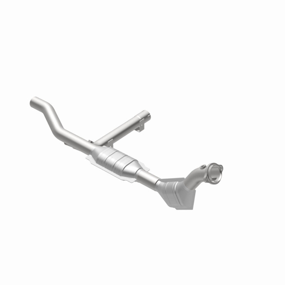 MagnaFlow direct-fit catalytic converter for 1997-1998 Ford 4.6 inch inlet/outlet stainless steel Federal EPA compliant OBDII 93130