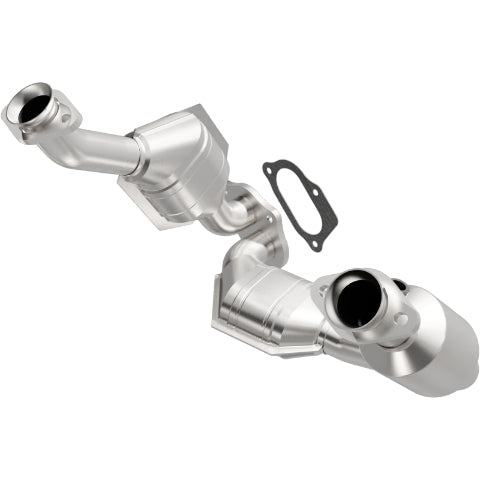 MagnaFlow direct-fit catalytic converter fits 2001-2003 Ford Ranger and Mazda B3000, this and 2003-2004 Ranger 3.0L stainless steel Federal EPA compliant OBDII 93168