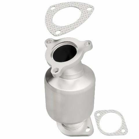MagnaFlow direct-fit catalytic converter fits 2000-2005 Mitsubishi Eclipse, 2001-2005 Dodge Stratus, and more, this and 01 Eclipse 3.0L frt 3.0L stainless steel Federal EPA complia
