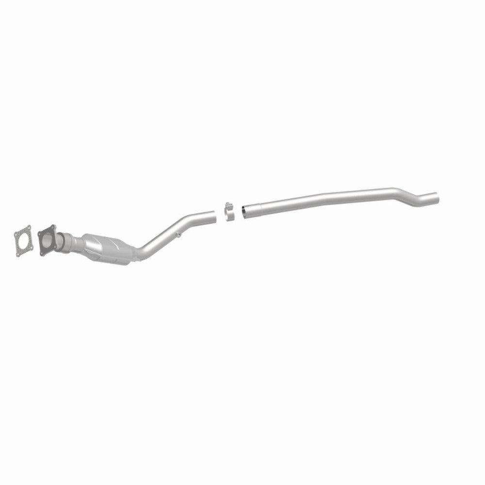 MagnaFlow direct-fit catalytic converter fits 1996-2000 Dodge Caravan, Plymouth Voyager, and more, this and 1996-2000 Caravan-Voyager 2.4L stainless steel Federal EPA compliant OBD