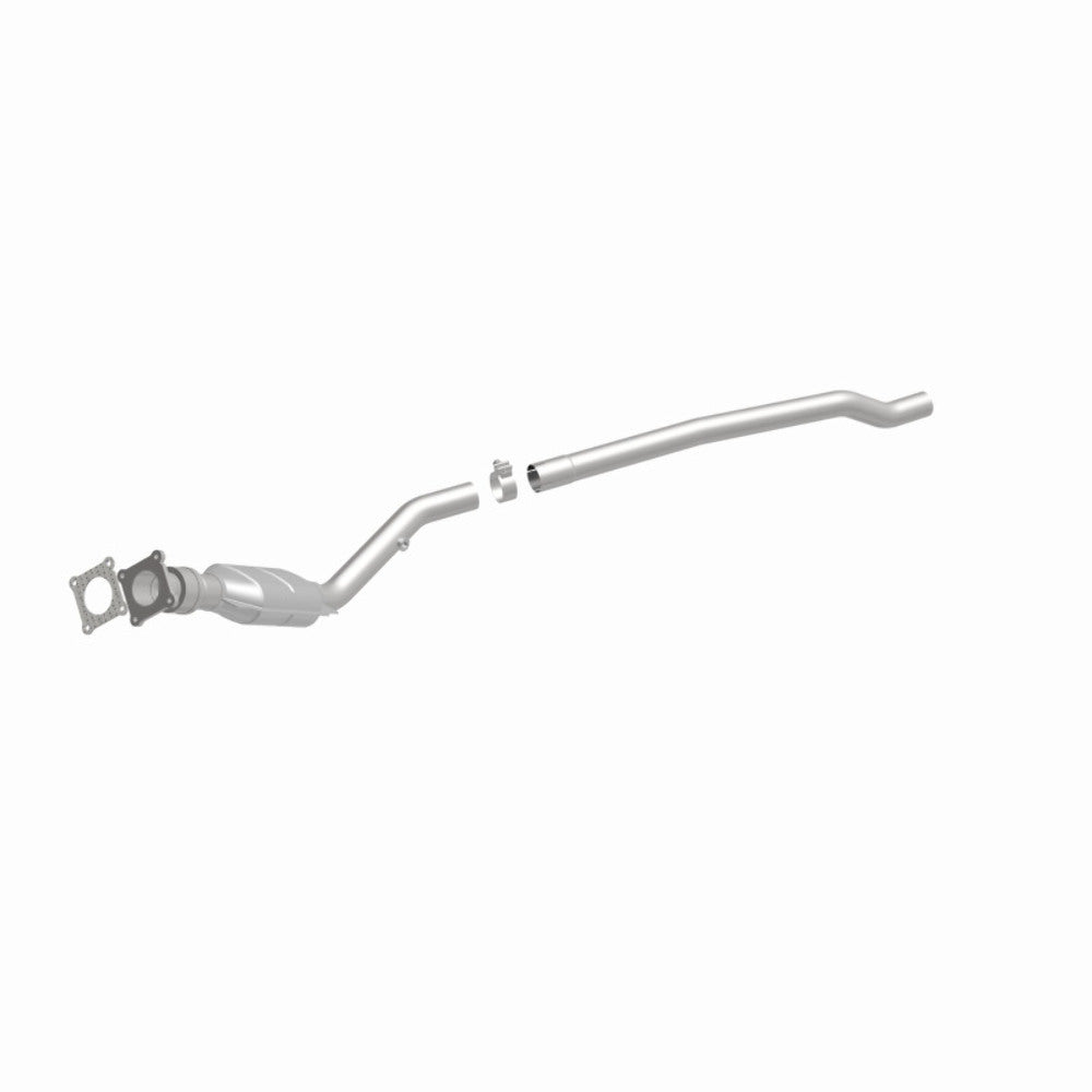 MagnaFlow direct-fit catalytic converter fits 1996-2000 Dodge Caravan, Plymouth Voyager, and more, this and 1996-2000 Caravan-Voyager 2.4L stainless steel Federal EPA compliant OBD