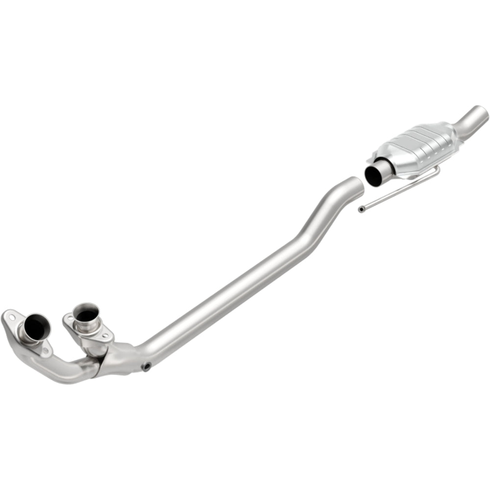 MagnaFlow direct-fit catalytic converter for 1987-1992 Ford stainless steel Federal EPA compliant OBDII 93302
