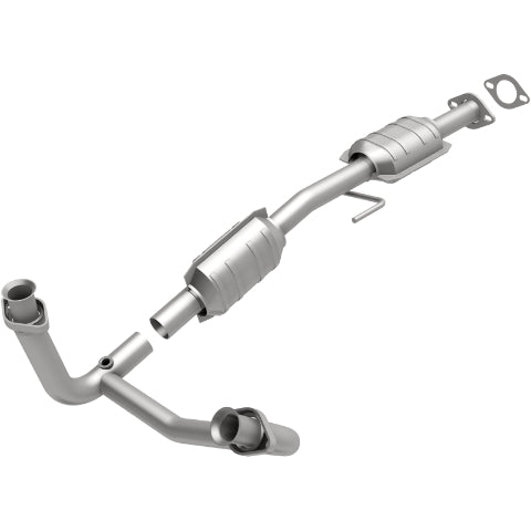 MagnaFlow direct-fit catalytic converter for 1986-1997 Ford stainless steel Federal EPA compliant OBDII 93304