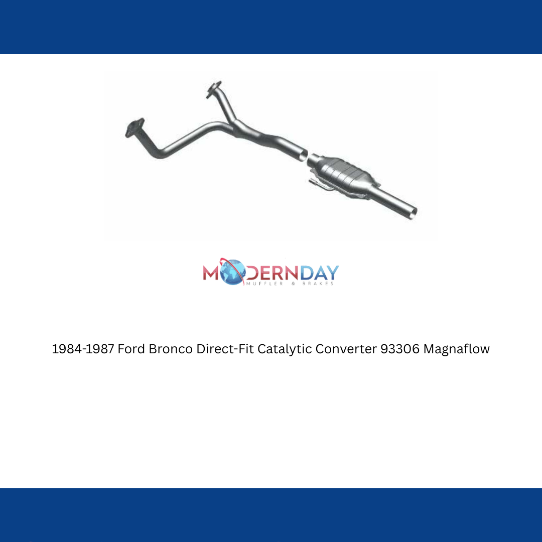 MagnaFlow direct-fit catalytic converter for 1984-1987 Ford stainless steel Federal EPA compliant OBDII 93306
