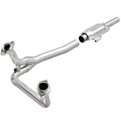 MagnaFlow direct-fit catalytic converter for 1985-1995 Ford stainless steel Federal EPA compliant OBDII 93307