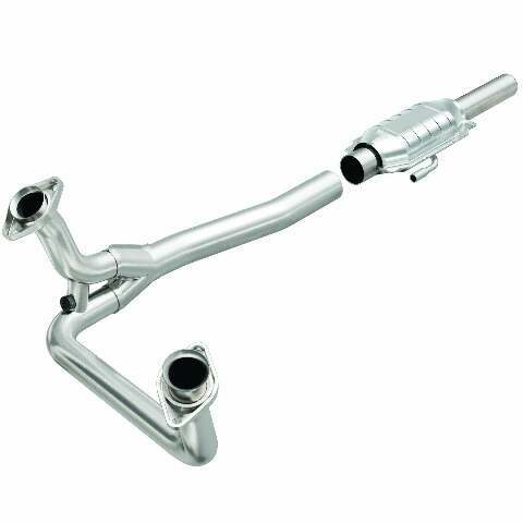 MagnaFlow direct-fit catalytic converter for 1985-1995 Ford stainless steel Federal EPA compliant OBDII 93307