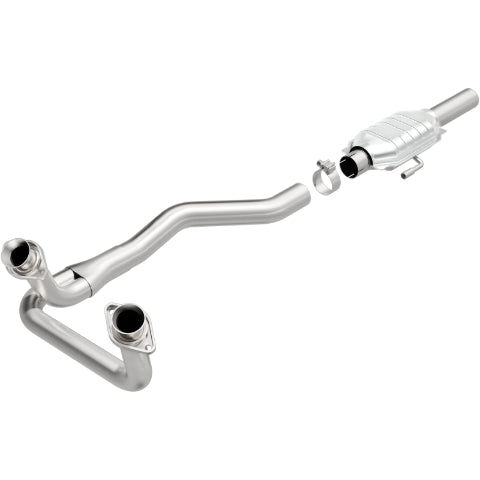 MagnaFlow direct-fit catalytic converter for 1986-1991 Ford stainless steel Federal EPA compliant OBDII 93314