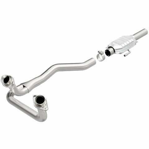 MagnaFlow direct-fit catalytic converter for 1986-1991 Ford stainless steel Federal EPA compliant OBDII 93314