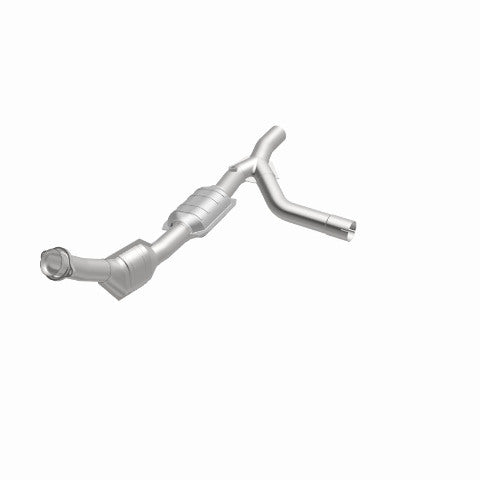 MagnaFlow direct-fit catalytic converter fits 1997-1998 E150/E250 4.2L passenger side 4.2L passenger side stainless steel Federal EPA compliant OBDII 93322