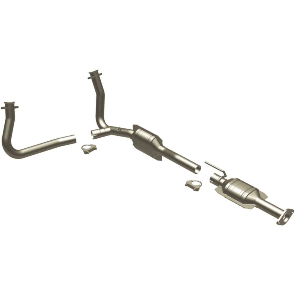 MagnaFlow direct-fit catalytic converter for 1996-1997 Ford 4.0L stainless steel Federal EPA compliant OBDII 93326
