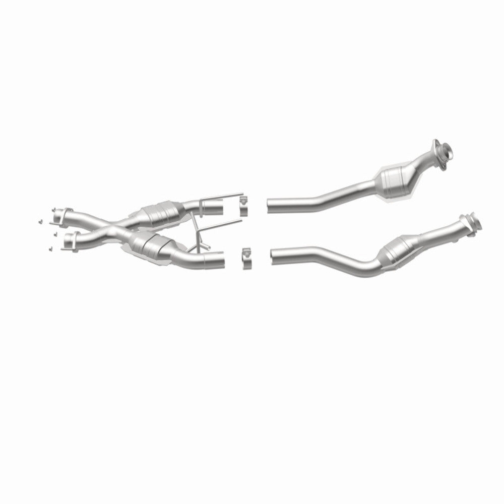 MagnaFlow direct-fit catalytic converter for 1986-1993 Ford Mustang stainless steel Federal EPA compliant OBDII 93332