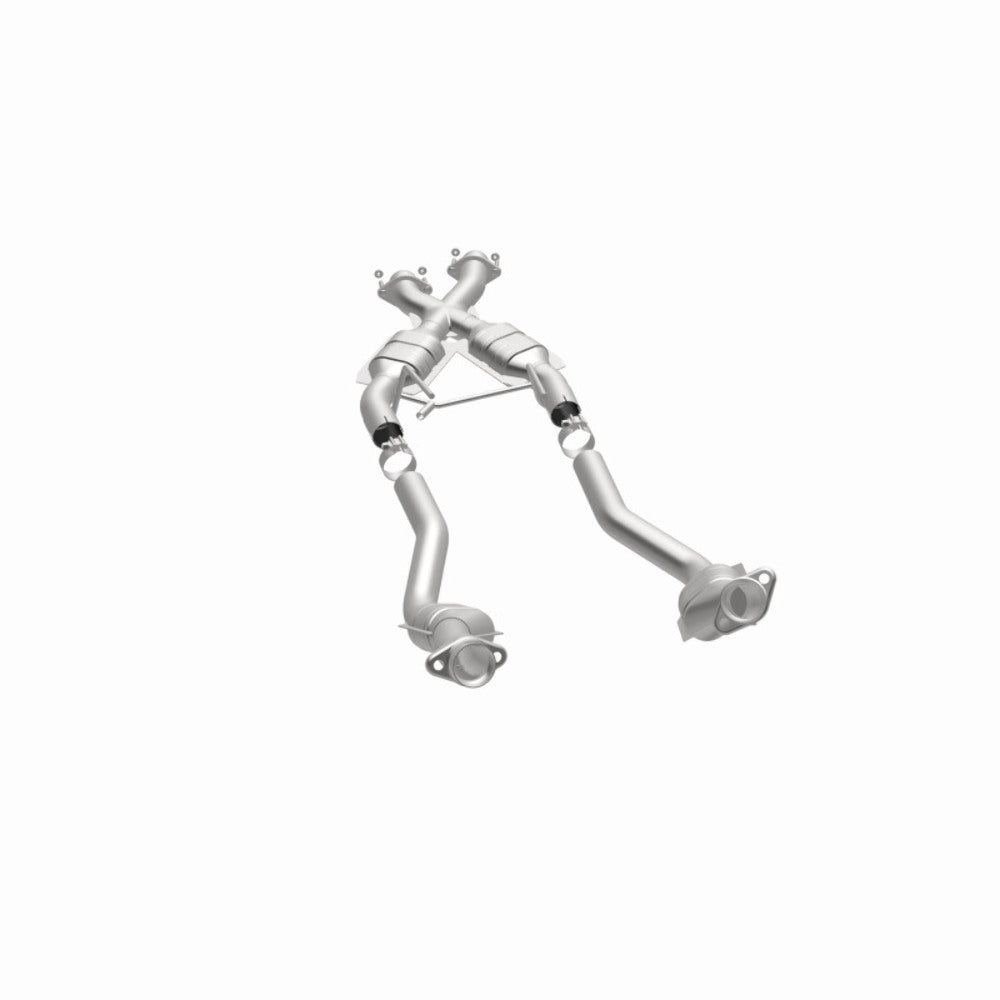 MagnaFlow direct-fit catalytic converter for 1986-1993 Ford Mustang stainless steel Federal EPA compliant OBDII 93332