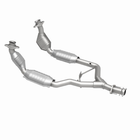 MagnaFlow direct-fit catalytic converter for 1996-1998 Ford Mustang 3.8L stainless steel CARB compliant 93344