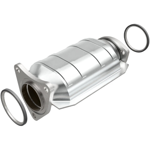 MagnaFlow direct-fit catalytic converter for 1992-1995 Lexus 4.0L passenger side stainless steel Federal EPA compliant OBDII 93356