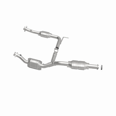 MagnaFlow direct-fit catalytic converter fits 2002-2004 Ford Explorer and Mercury Mountaineer and 2002-2004 Explorer 4L Y stainless steel CARB compliant 93372