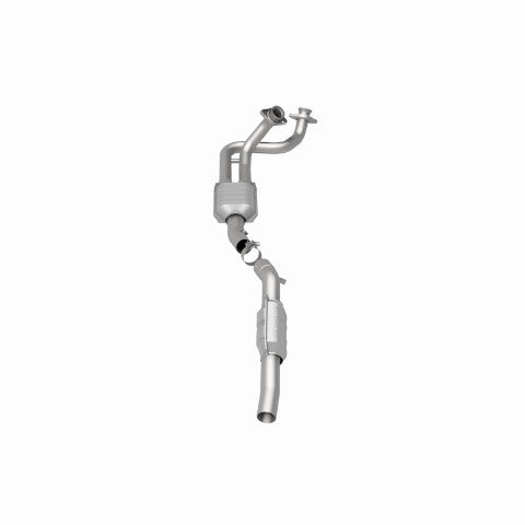 MagnaFlow direct-fit catalytic converter fits 1996 Ford E-250 Econoline, 1996 Ford E-150 Econoline, and more, this and 1996 Ford E-150 4.9L stainless steel Federal EPA compliant OB