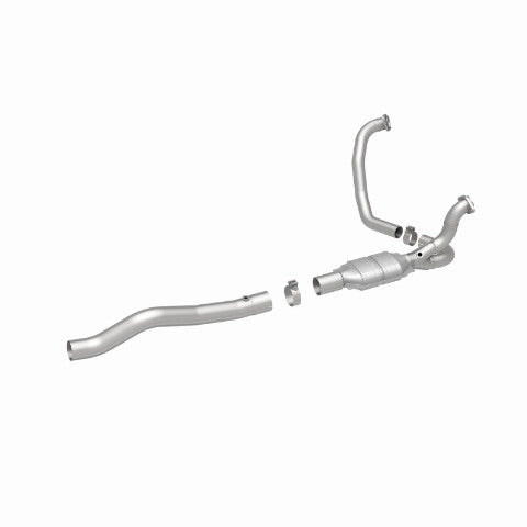 MagnaFlow direct-fit catalytic converter fits 2003 Dodge Ram 1500 5.7L and 2003 Ram 1500 5.7 2WD 5.7 inch inlet/outlet stainless steel Federal EPA compliant OBDII 93416