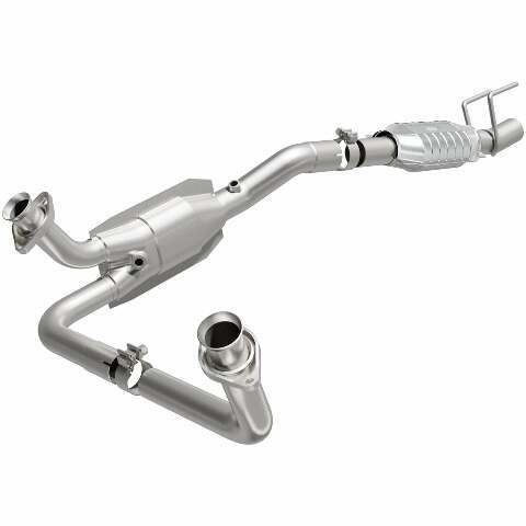 MagnaFlow direct-fit catalytic converter for 1992-1995 Ford 5.0L stainless steel Federal EPA compliant OBDII 93423