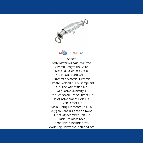 MagnaFlow direct-fit catalytic converter for 1976-1977 Cadillac stainless steel Federal EPA compliant OBDII 93427