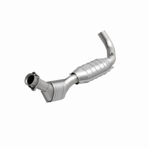 MagnaFlow direct-fit catalytic converter for 1997-1998 Ford F-150 4.2L driver side stainless steel Federal EPA compliant OBDII 93428