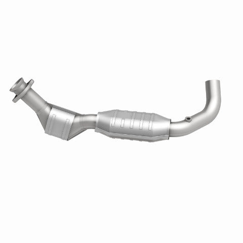 MagnaFlow direct-fit catalytic converter for 1997-1998 Ford F-150 4.2L driver side stainless steel Federal EPA compliant OBDII 93428