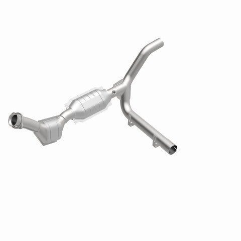 MagnaFlow direct-fit catalytic converter for 1997-1998 Ford F-150 4.2L passenger side stainless steel Federal EPA compliant OBDII 93429