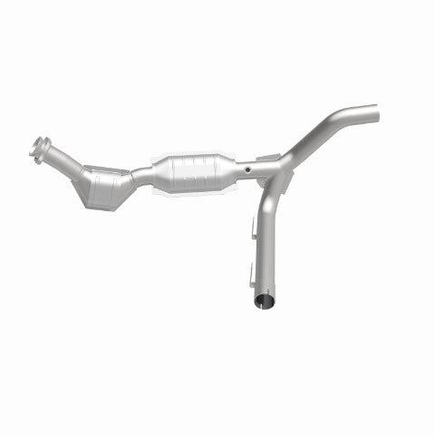 MagnaFlow direct-fit catalytic converter for 1997-1998 Ford F-150 4.2L passenger side stainless steel Federal EPA compliant OBDII 93429