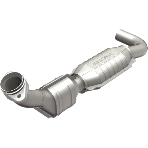 MagnaFlow direct-fit catalytic converter for 2001-2003 Ford F-150 5.4L driver side stainless steel Federal EPA compliant OBDII 93447