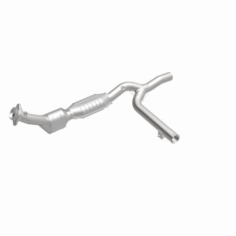 MagnaFlow direct-fit catalytic converter for 2001-2003 Ford F-150 5.4L passenger side stainless steel Federal EPA compliant OBDII 93448