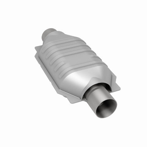 MagnaFlow universal catalytic converter 2.5 inch inlet/outlet stainless steel Federal EPA compliant OBDII 93506