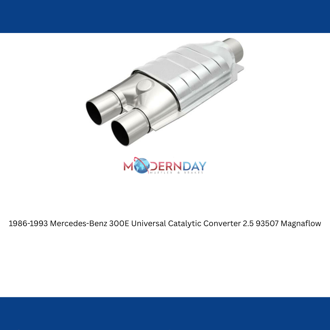 MagnaFlow universal catalytic converter 2.5 inch inlet/outlet stainless steel Federal EPA compliant OBDII 93507