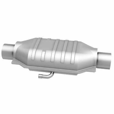 MagnaFlow universal catalytic converter 2.25 inch inlet/outlet stainless steel CARB compliant OBDII 93525
