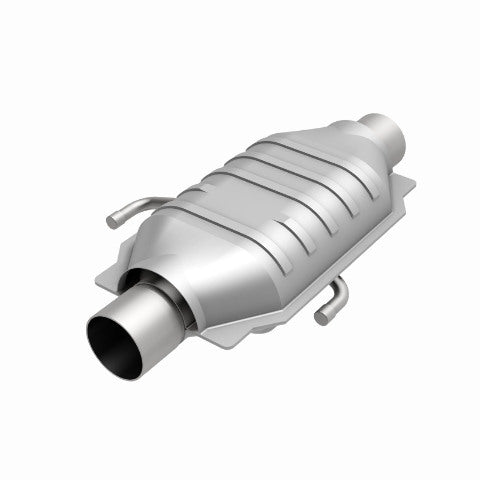 MagnaFlow universal catalytic converter 2.25 inch inlet/outlet stainless steel CARB compliant OBDII 93525