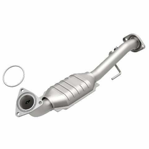 MagnaFlow direct-fit catalytic converter fits 2002-2006 Cadillac Escalade, 2001-2006 GMC Yukon, and additional vehicles. Avoid potential exhaust leaks by using the included gaskets