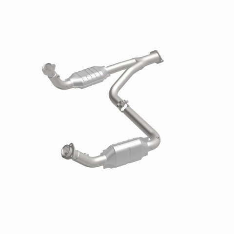 MagnaFlow direct-fit catalytic converter fits 1996-2000 Chevrolet Tahoe, 1996-1999 Chevrolet K1500 Suburban, and additional vehicles and 00-01Tahoe/Yukon V8 5.7L stainless steel CA