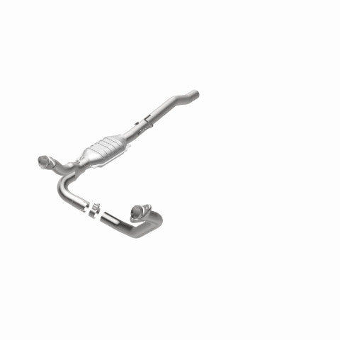 MagnaFlow direct-fit catalytic converter for 2002-2003 Ram 4.7 inch inlet/outlet stainless steel Federal EPA compliant OBDII 93614