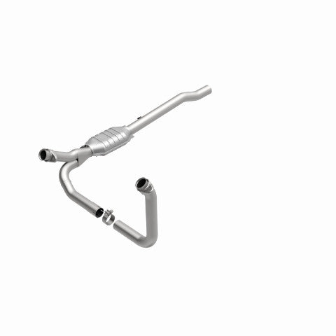 MagnaFlow direct-fit catalytic converter for 2002-2003 Ram 4.7 inch inlet/outlet stainless steel Federal EPA compliant OBDII 93616