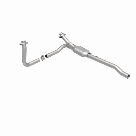MagnaFlow direct-fit catalytic converter for 2002-2003 Ram 4.7 inch inlet/outlet stainless steel Federal EPA compliant OBDII 93616