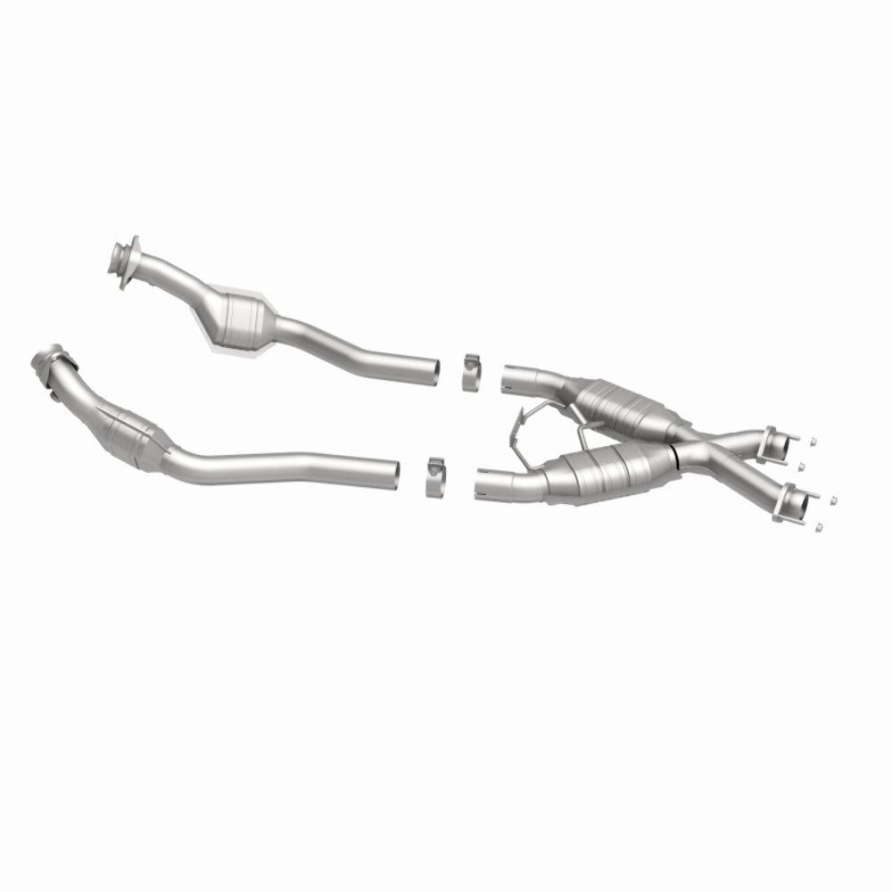MagnaFlow direct-fit catalytic converter for 1994-1995 Ford Mustang 5.0L stainless steel CARB compliant 444062