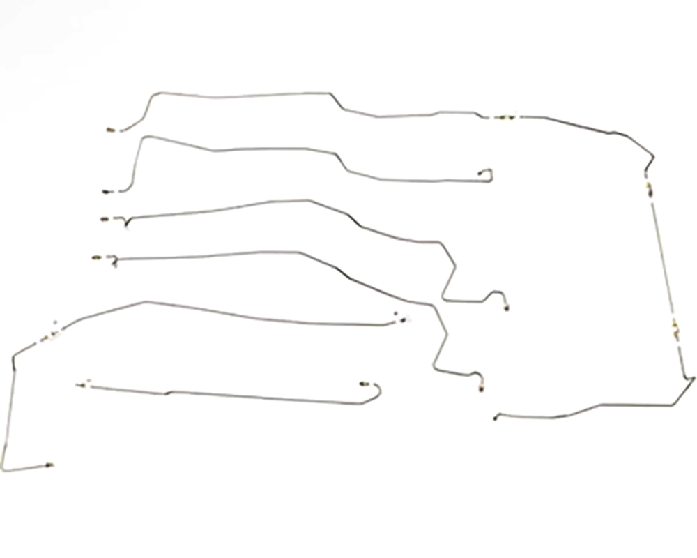 Brake Line for 94-95 Ram 1500, , RWABS, Reg/Short, Drum; Complete 4WD steel