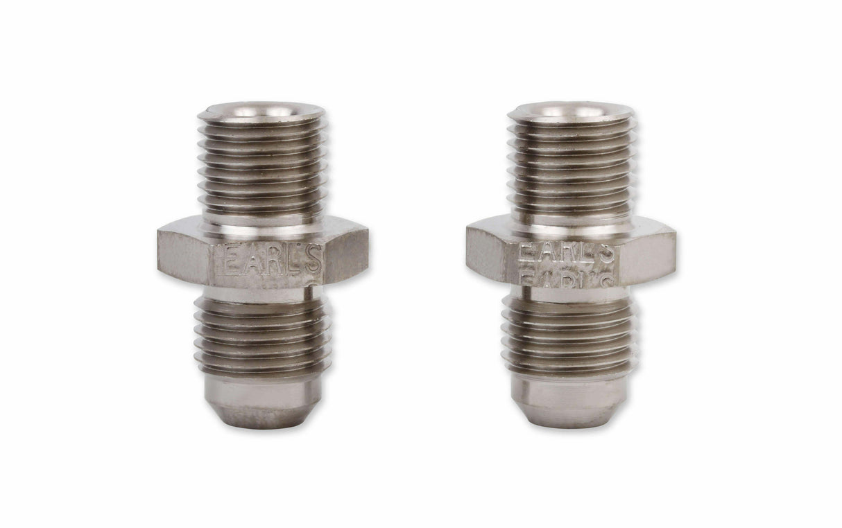 Straight Transmission Adapter -6 Male to 1/4-18 NPSM Male - 940006ERL AN fitting