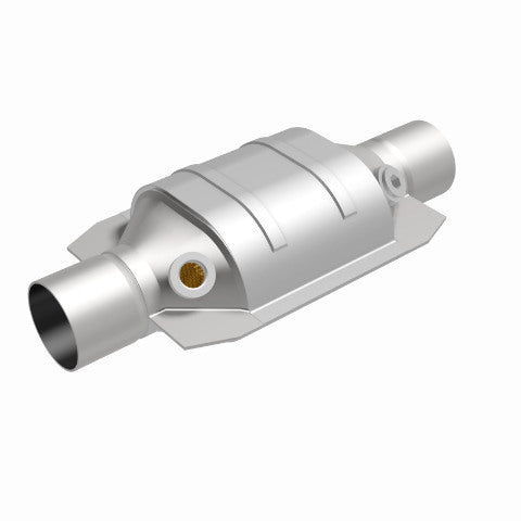 MagnaFlow universal catalytic converter 2.5 inch inlet/outlet stainless steel CARB compliant OBDII 94166