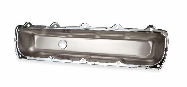 Mr. Gasket chrome valve covers without baffle steel 9422